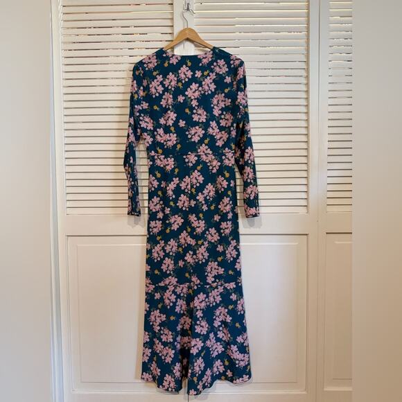 Intermix Adrina Silk Floral Dress - Picture 7 of 8